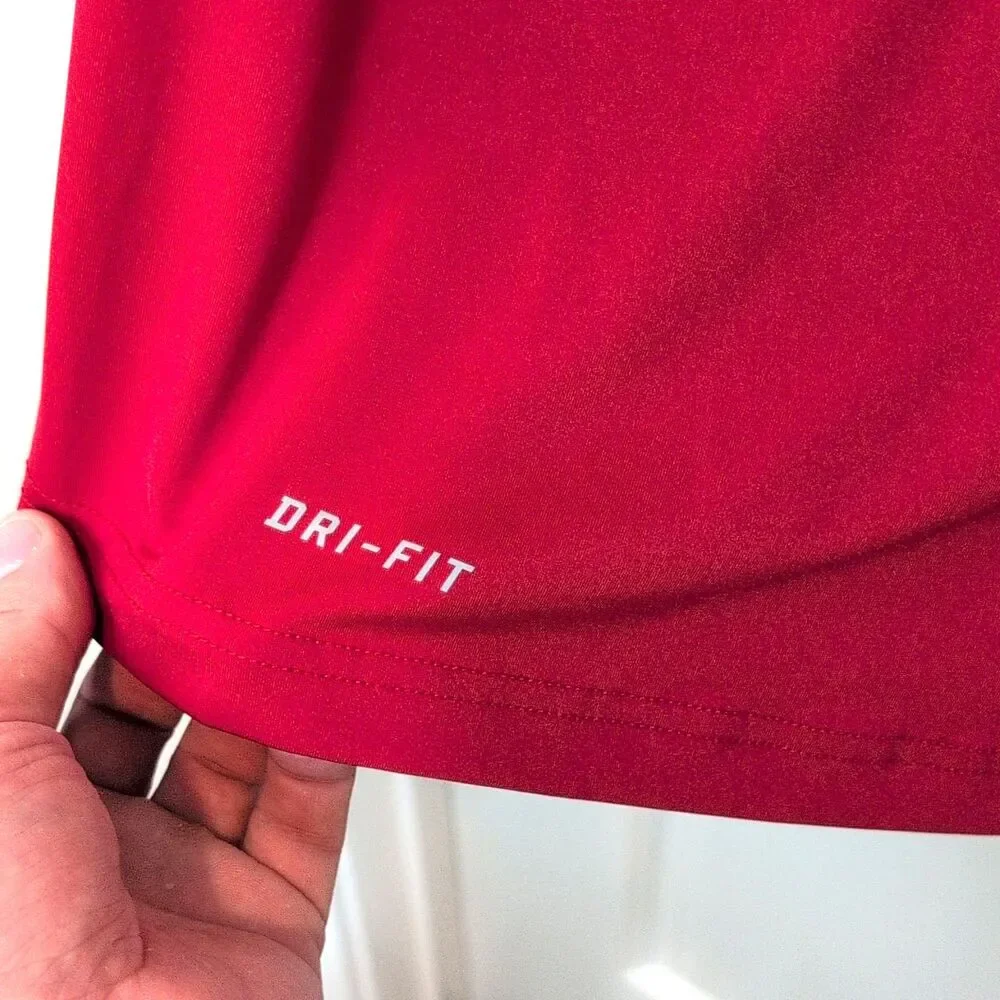 Nike Pro Combat Dri-FIT Moisture Wicking Red T-Shirt Men's Athletic Fit XL